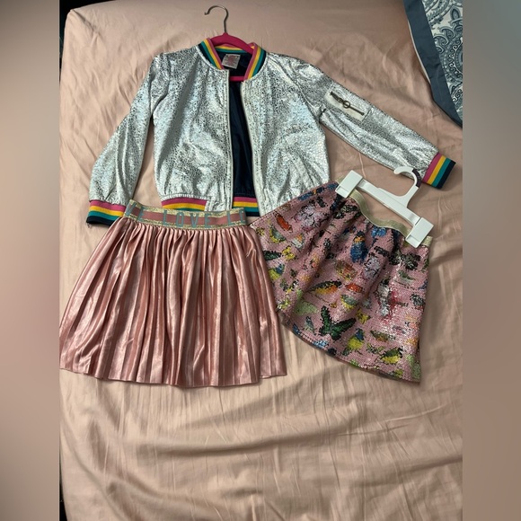 Sparkling set of jacket and two skirts. - Picture 1 of 2